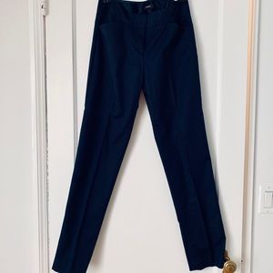 Tahari Navy Boot-cut Pants
